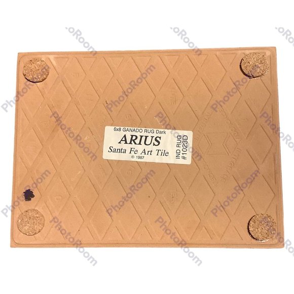 Arius Santa Fe Art Tile 1987 Ganado Rug 6” x 8” - Picture 3 of 6